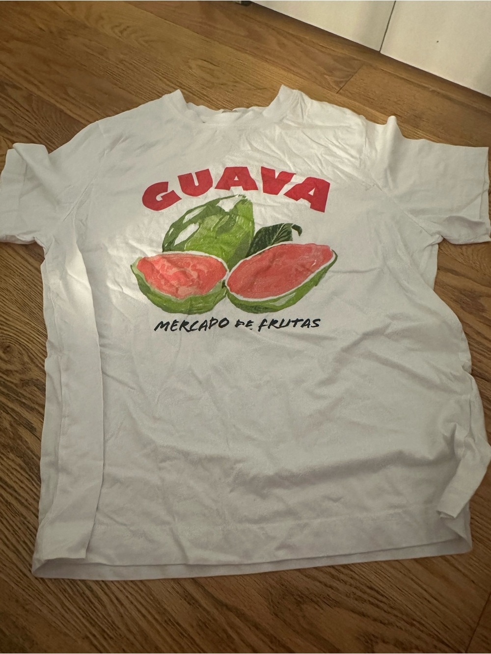 Guava Graphic White T-Shirt -